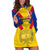 Colombia Football Hoodie Dress Las Chicas Superpoderosas 2023 World Cup - Wonder Print Shop