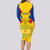 Colombia Football Long Sleeve Bodycon Dress Las Chicas Superpoderosas 2023 World Cup - Wonder Print Shop