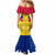 Colombia Football Mermaid Dress Las Chicas Superpoderosas 2023 World Cup - Wonder Print Shop