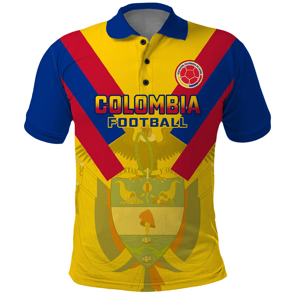 Colombia Football Polo Shirt Las Chicas Superpoderosas 2023 World Cup - Wonder Print Shop