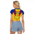 Colombia Football Raglan Cropped T Shirt Las Chicas Superpoderosas 2023 World Cup - Wonder Print Shop