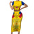 Colombia Football Short Sleeve Bodycon Dress Las Chicas Superpoderosas 2023 World Cup - Wonder Print Shop