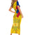 Colombia Football Short Sleeve Bodycon Dress Las Chicas Superpoderosas 2023 World Cup - Wonder Print Shop