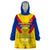 Colombia Football Wearable Blanket Hoodie Las Chicas Superpoderosas 2023 World Cup - Wonder Print Shop