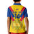 Custom Colombia Football Kid Polo Shirt Las Chicas Superpoderosas 2023 World Cup - Wonder Print Shop