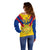 Custom Colombia Football Off Shoulder Sweater Las Chicas Superpoderosas 2023 World Cup - Wonder Print Shop