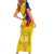 Custom Colombia Football Short Sleeve Bodycon Dress Las Chicas Superpoderosas 2023 World Cup - Wonder Print Shop