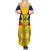 Custom Colombia Football Summer Maxi Dress Las Chicas Superpoderosas 2023 World Cup - Wonder Print Shop