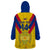 Custom Colombia Football Wearable Blanket Hoodie Las Chicas Superpoderosas 2023 World Cup - Wonder Print Shop