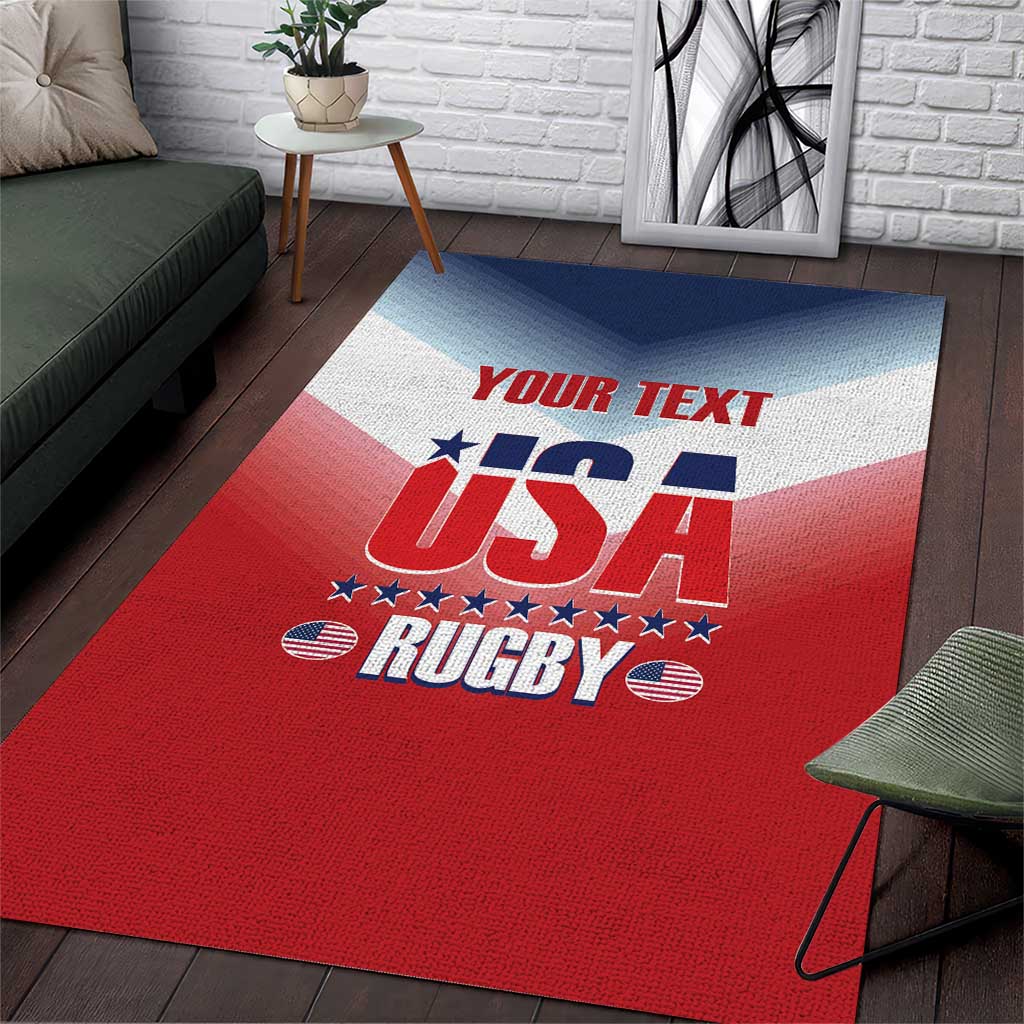 Custom USA Rugby Area Rug 2024 Simple Style - Wonder Print Shop