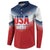 Custom USA Rugby Button Sweatshirt 2024 Simple Style - Wonder Print Shop