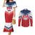 Custom USA Rugby Couples Matching Mermaid Dress and Long Sleeve Button Shirt 2024 Simple Style