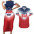 Custom USA Rugby Couples Matching Short Sleeve Bodycon Dress and Hawaiian Shirt 2024 Simple Style - Wonder Print Shop