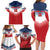 Custom USA Rugby Family Matching Long Sleeve Bodycon Dress and Hawaiian Shirt 2024 Simple Style - Wonder Print Shop