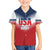 Custom USA Rugby Family Matching Long Sleeve Bodycon Dress and Hawaiian Shirt 2024 Simple Style - Wonder Print Shop