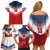 Custom USA Rugby Family Matching Off Shoulder Short Dress and Hawaiian Shirt 2024 Simple Style - Wonder Print Shop