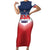 Custom USA Rugby Family Matching Short Sleeve Bodycon Dress and Hawaiian Shirt 2024 Simple Style - Wonder Print Shop