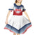 Custom USA Rugby Kid Short Sleeve Dress 2024 Simple Style - Wonder Print Shop