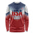 Custom USA Rugby Long Sleeve Shirt 2024 Simple Style - Wonder Print Shop