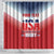 Custom USA Rugby Shower Curtain 2024 Simple Style