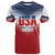 Custom USA Rugby T Shirt 2024 Simple Style