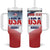 Personalized USA Rugby Tumbler With Handle 2024 Simple Style