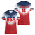 Custom USA Rugby Women V-Neck T-Shirt 2024 Simple Style