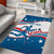 Custom USA Athletics Area Rug 2024 United States Flag Curve Style - Wonder Print Shop