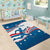 Custom USA Athletics Area Rug 2024 United States Flag Curve Style - Wonder Print Shop