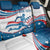 Custom USA Athletics Back Car Seat Cover 2024 United States Flag Curve Style - Wonder Print Shop