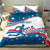 Custom USA Athletics Bedding Set 2024 United States Flag Curve Style - Wonder Print Shop