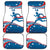 Custom USA Athletics Car Mats 2024 United States Flag Curve Style - Wonder Print Shop