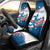 Custom USA Athletics Car Seat Cover 2024 United States Flag Curve Style - Wonder Print Shop