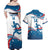 Custom USA Athletics Couples Matching Off Shoulder Maxi Dress and Hawaiian Shirt 2024 United States Flag Curve Style - Wonder Print Shop