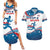 Custom USA Athletics Couples Matching Summer Maxi Dress and Hawaiian Shirt 2024 United States Flag Curve Style - Wonder Print Shop