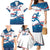 Custom USA Athletics Family Matching Mermaid Dress and Hawaiian Shirt 2024 United States Flag Curve Style - Wonder Print Shop