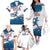 Custom USA Athletics Family Matching Off The Shoulder Long Sleeve Dress and Hawaiian Shirt 2024 United States Flag Curve Style - Wonder Print Shop