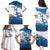 Custom USA Athletics Family Matching Puletasi and Hawaiian Shirt 2024 United States Flag Curve Style - Wonder Print Shop