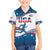 Custom USA Athletics Family Matching Puletasi and Hawaiian Shirt 2024 United States Flag Curve Style - Wonder Print Shop