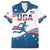 Custom USA Athletics Hawaiian Shirt 2024 United States Flag Curve Style - Wonder Print Shop