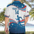 Custom USA Athletics Hawaiian Shirt 2024 United States Flag Curve Style - Wonder Print Shop