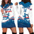 Custom USA Athletics Hoodie Dress 2024 United States Flag Curve Style - Wonder Print Shop