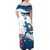 Custom USA Athletics Off Shoulder Maxi Dress 2024 United States Flag Curve Style - Wonder Print Shop