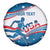 Custom USA Athletics Spare Tire Cover 2024 United States Flag Curve Style