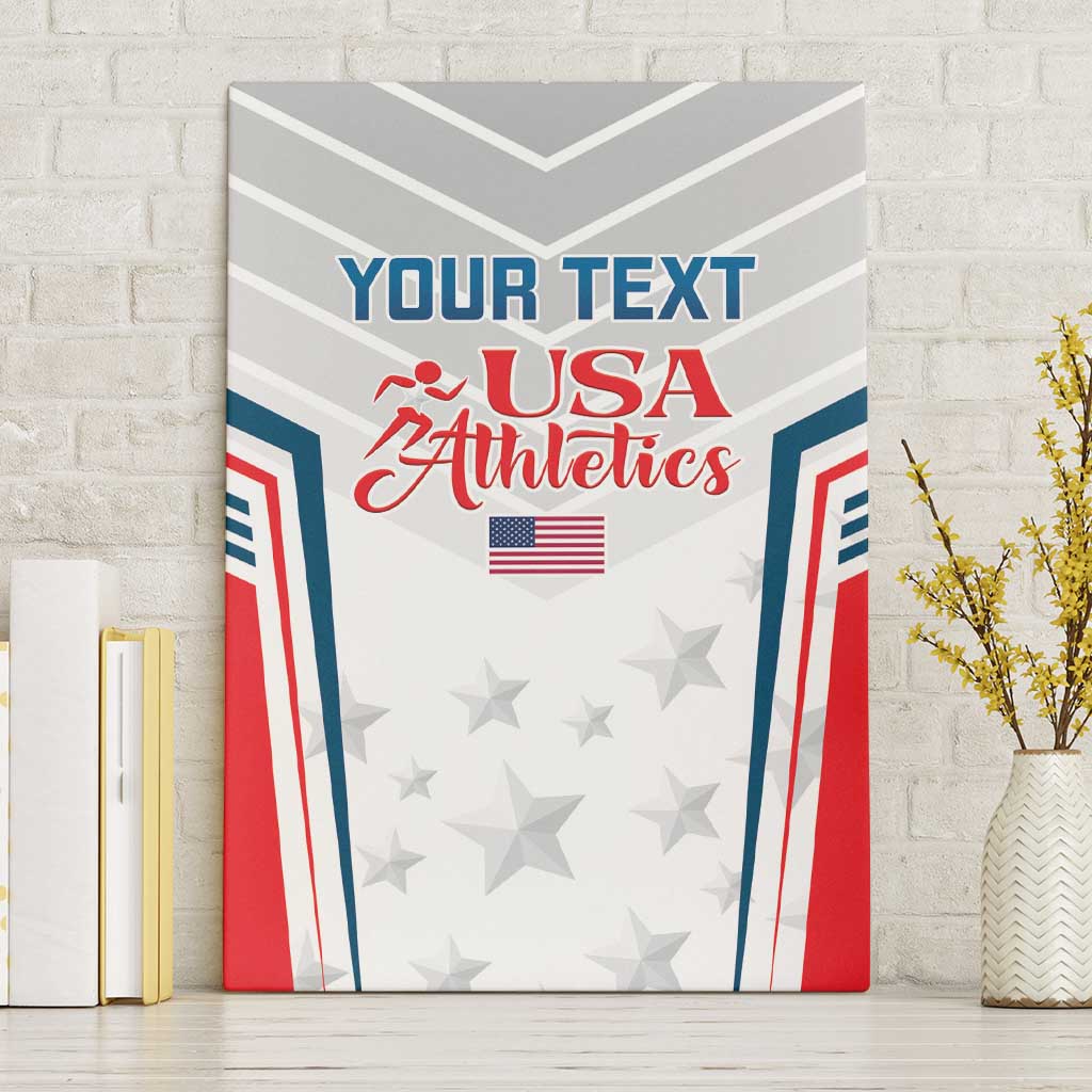 Custom USA Athletics Canvas Wall Art 2024 United States Champions Proud - Wonder Print Shop