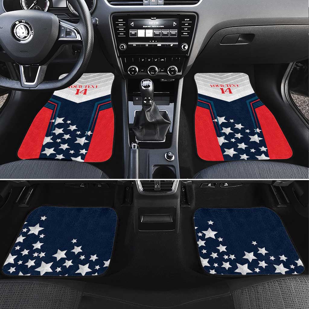 Custom USA Athletics Car Mats 2024 United States Champions Proud - Wonder Print Shop