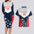 Custom USA Athletics Couples Matching Long Sleeve Bodycon Dress and Hawaiian Shirt 2024 United States Champions Proud - Wonder Print Shop