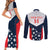 Custom USA Athletics Couples Matching Short Sleeve Bodycon Dress and Long Sleeve Button Shirt 2024 United States Champions Proud - Wonder Print Shop