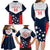 Custom USA Athletics Family Matching Long Sleeve Bodycon Dress and Hawaiian Shirt 2024 United States Champions Proud - Wonder Print Shop