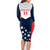 Custom USA Athletics Family Matching Long Sleeve Bodycon Dress and Hawaiian Shirt 2024 United States Champions Proud - Wonder Print Shop